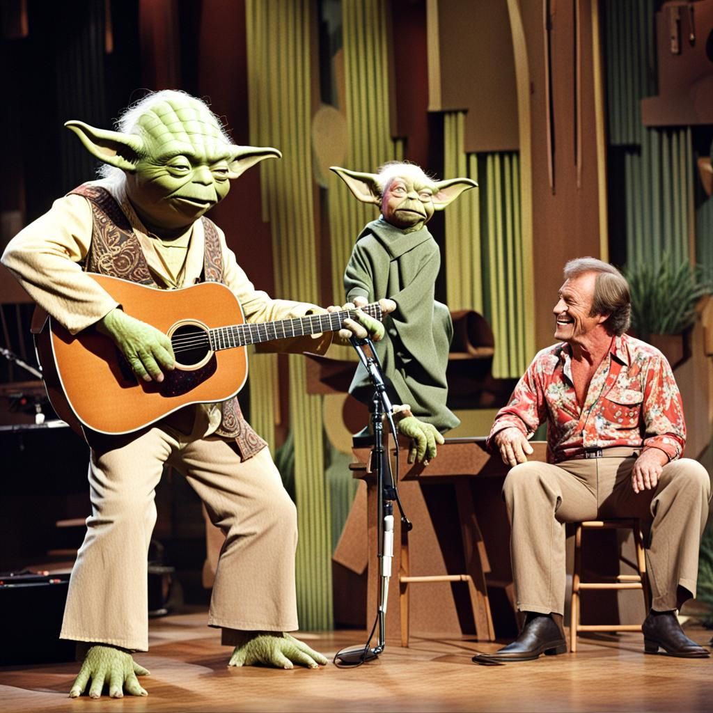 Country Music Show Performance with Puppet