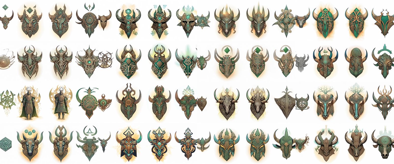 Celtic-Runic Armor in Epic 5D Graphics