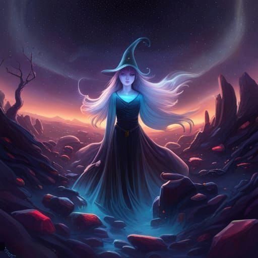 Dark Purple Rocks on Rocky Ground