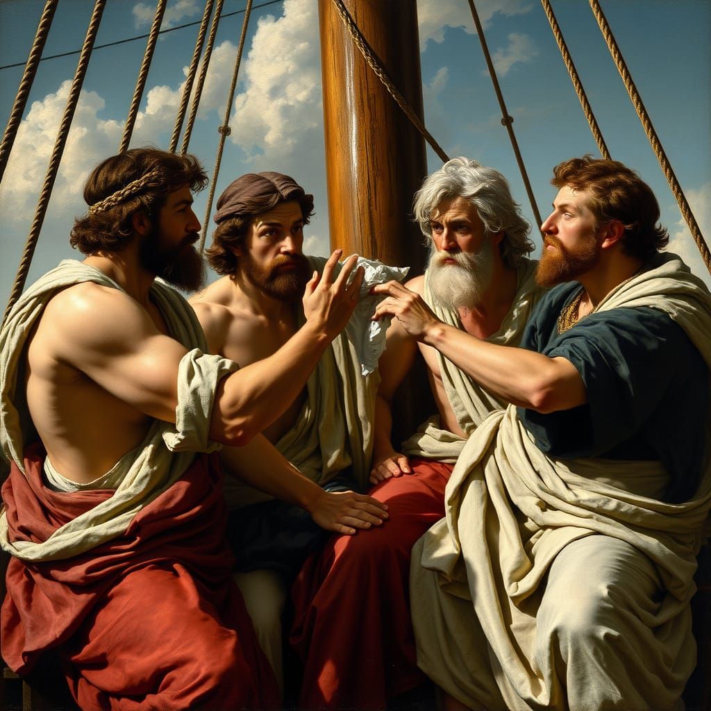 Ulysses and Crew Preparing for the Sirens