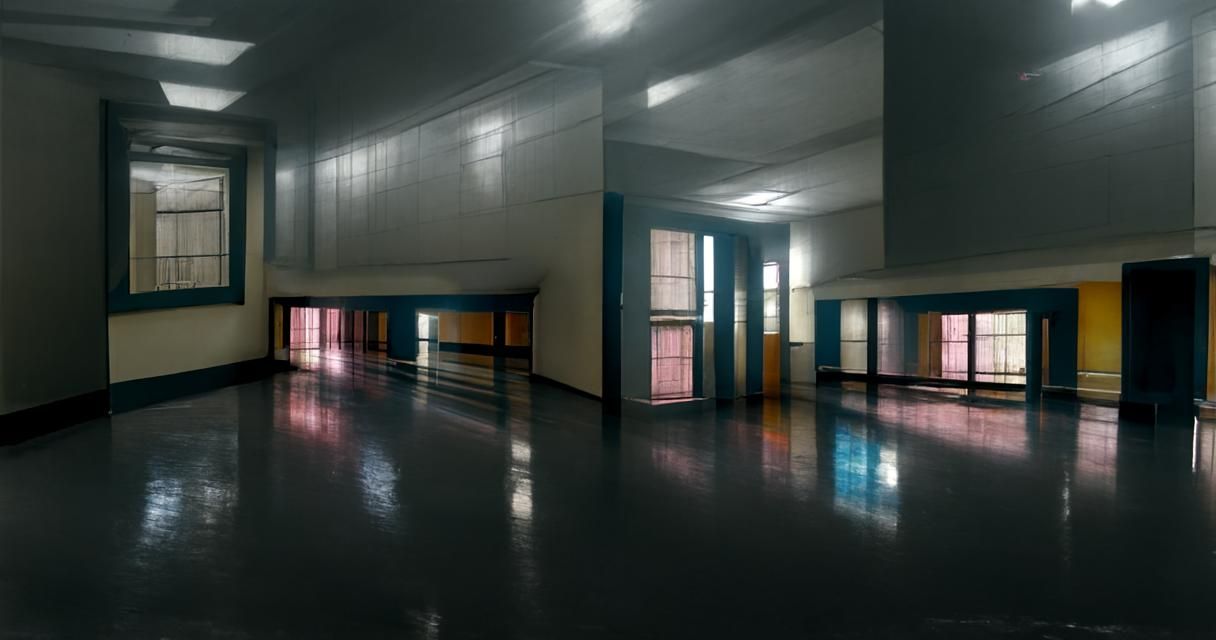 Endless Empty Rooms in Deep Color