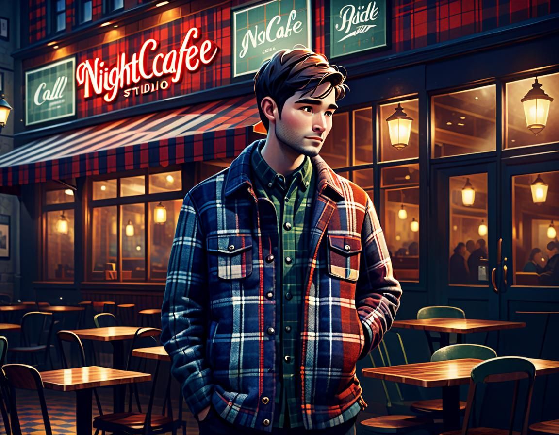 Meanwhile, on Night Cafe Studio by Per.