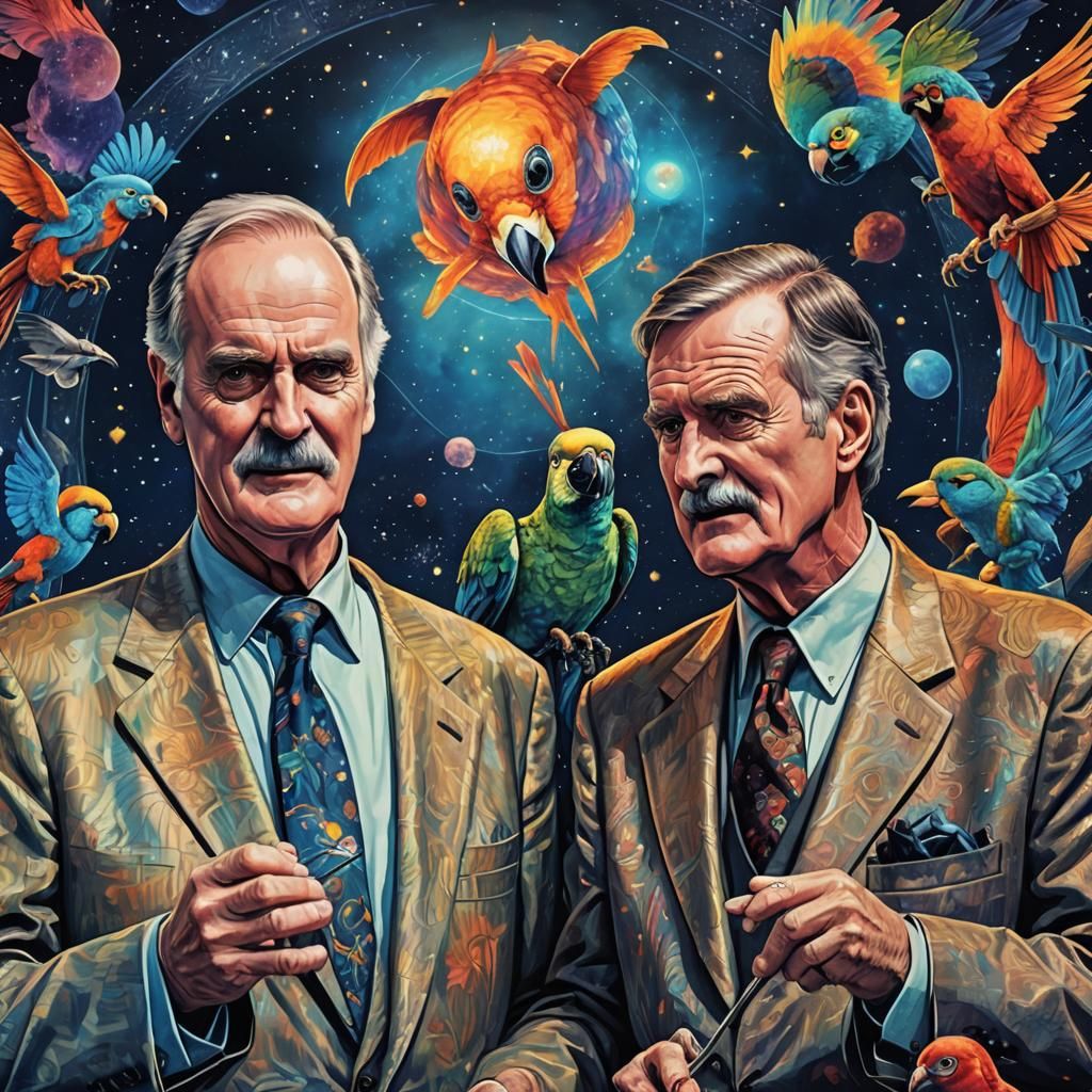 John Cleese and Michael Palin: Psychedelic Art