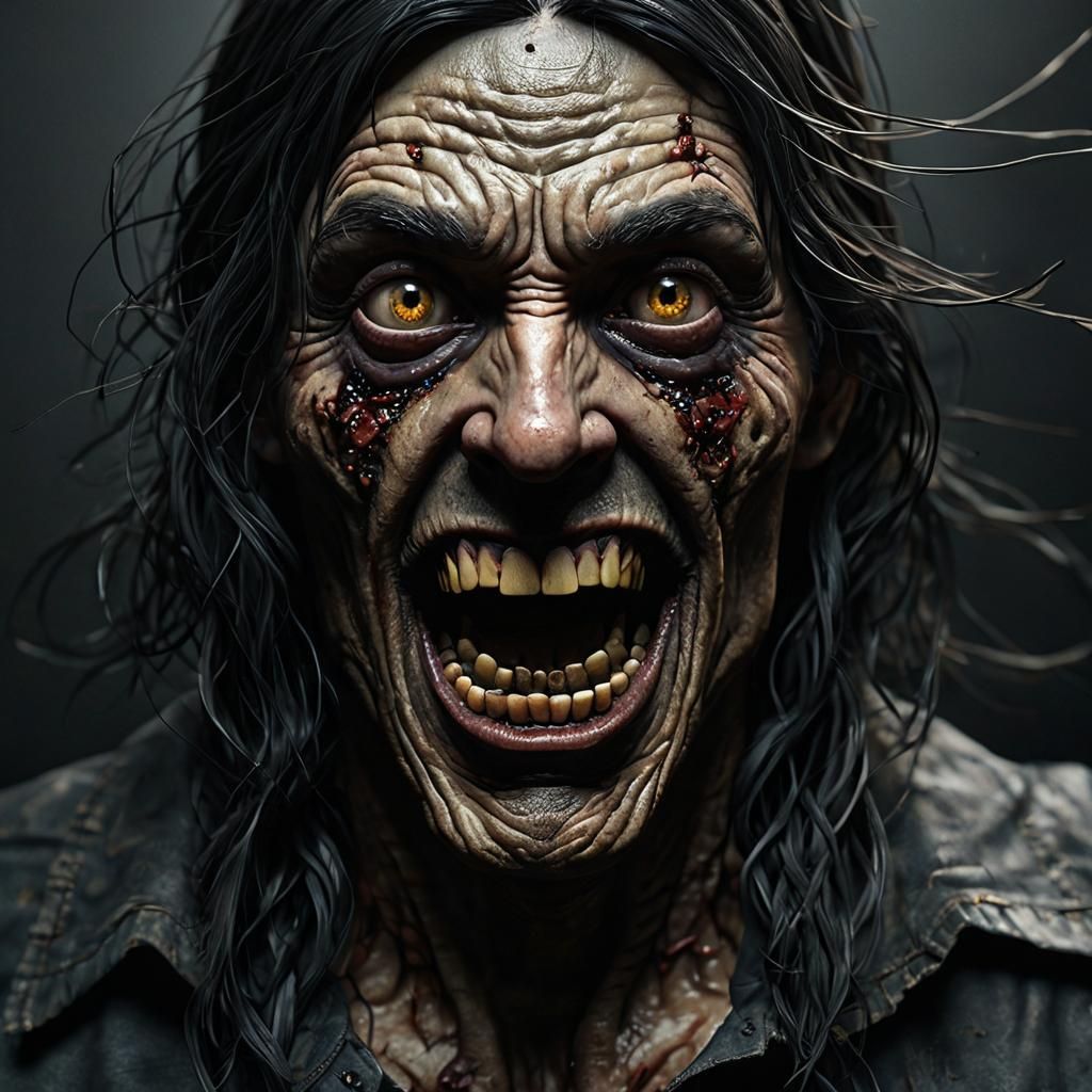 Ultrarealistic Black Friday Horror Scene