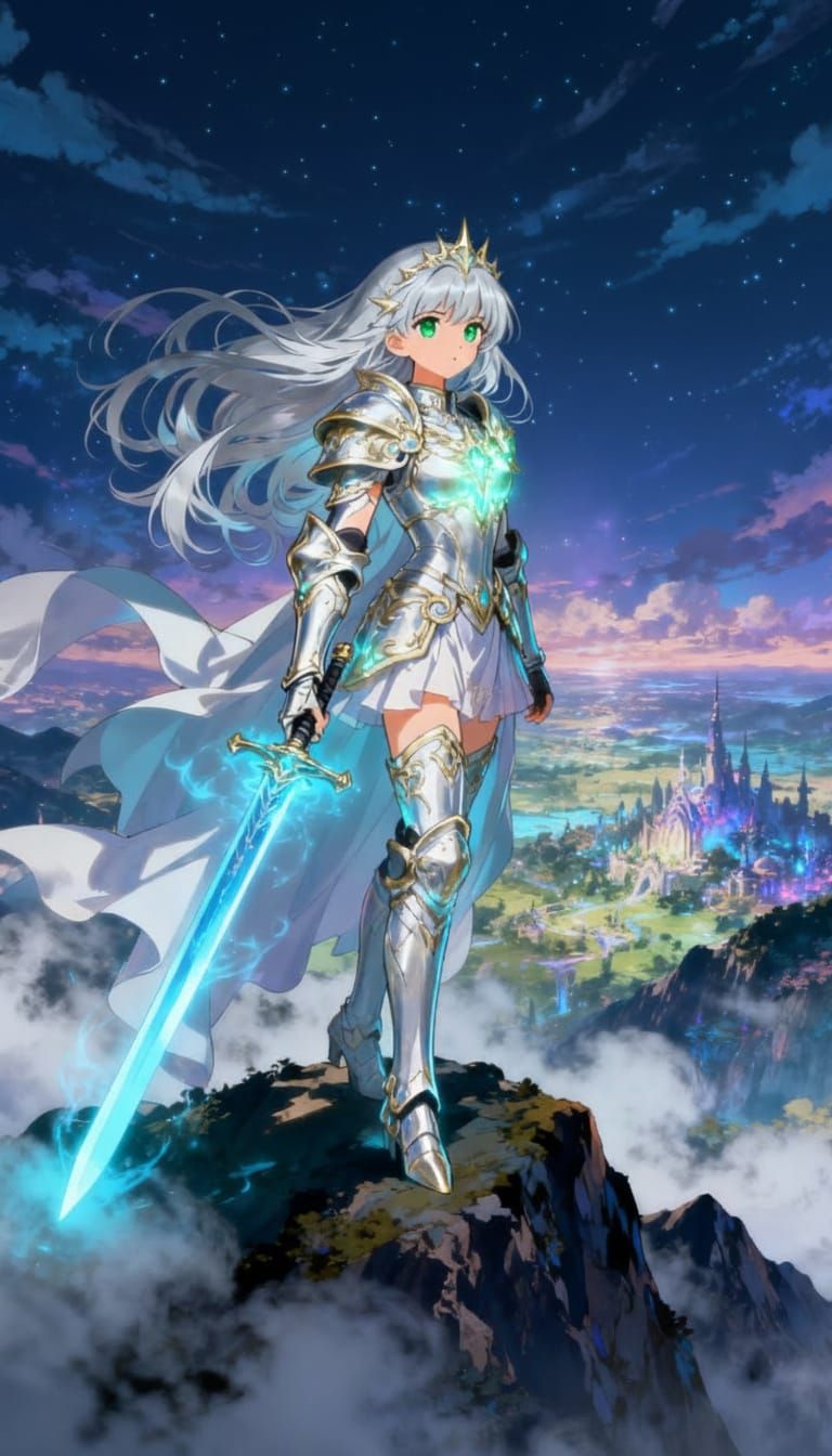 Anime Magical Knight Girl