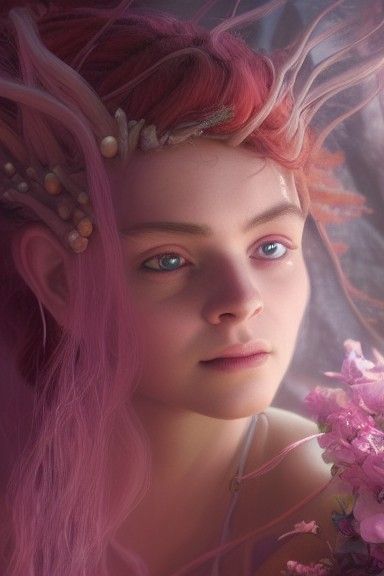 Nymphadora Tonks Portrait in Fantasy Art Style