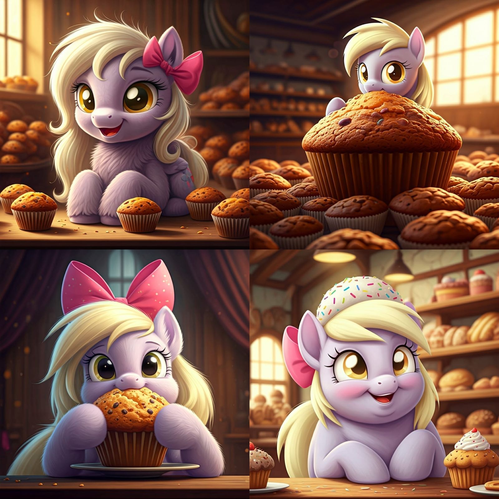 Hyperrealistic Fat Derpy Hooves from My Little Pony