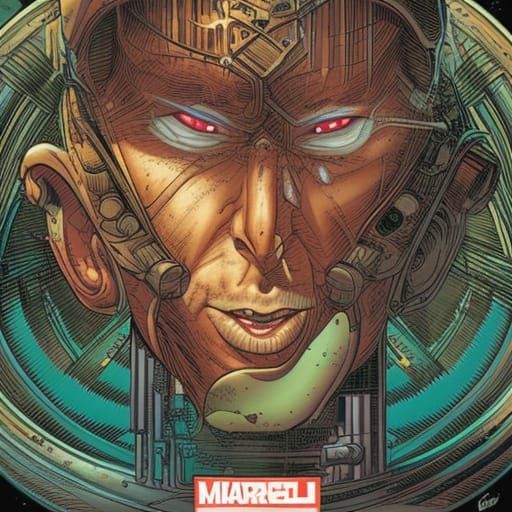 Glizzy Gobbler 3000 in Comic Book Art Style