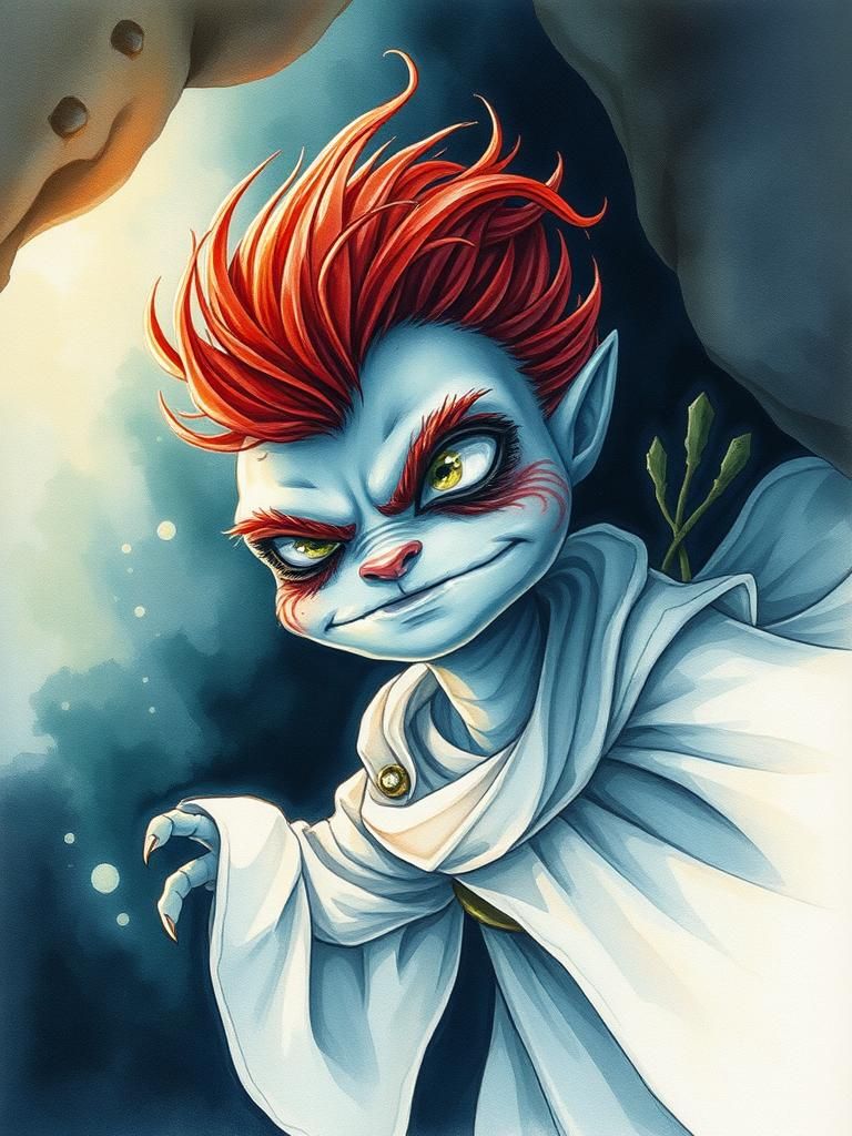 Charming Monster Underwater: Watercolor Art by Brufal