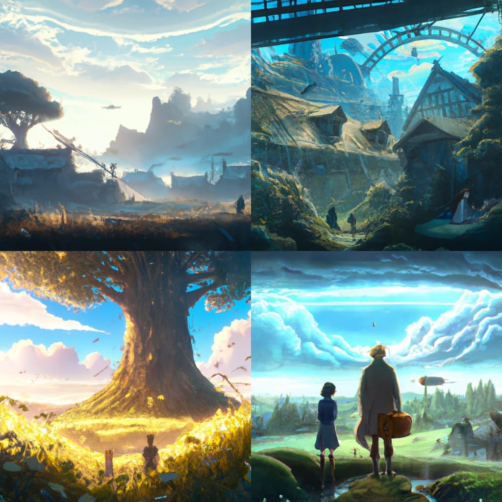 Anime Key Visual of Yor Forger in Ghibli Style