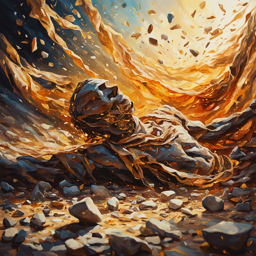 Surreal Stone Shredding: An Offering to the Sun