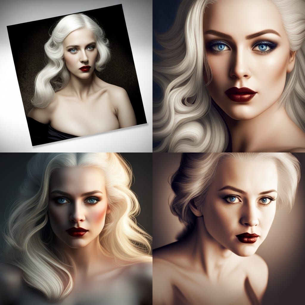 Film Noir Gothic Portrait of a Woman in Vintage Photograph