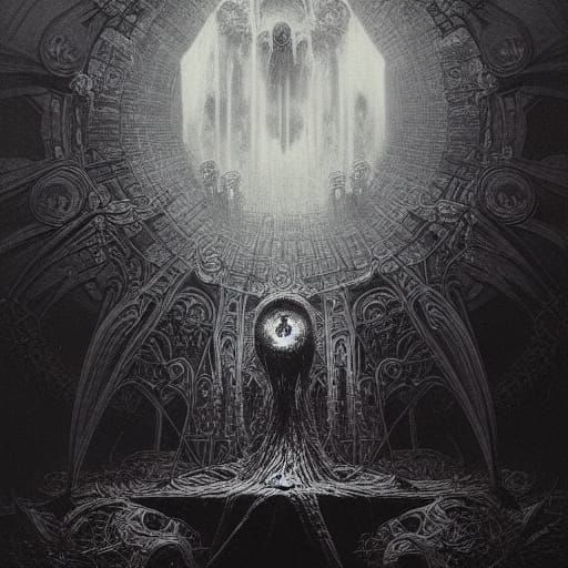 Eldritch Queen of Death in Dynamic Lighting