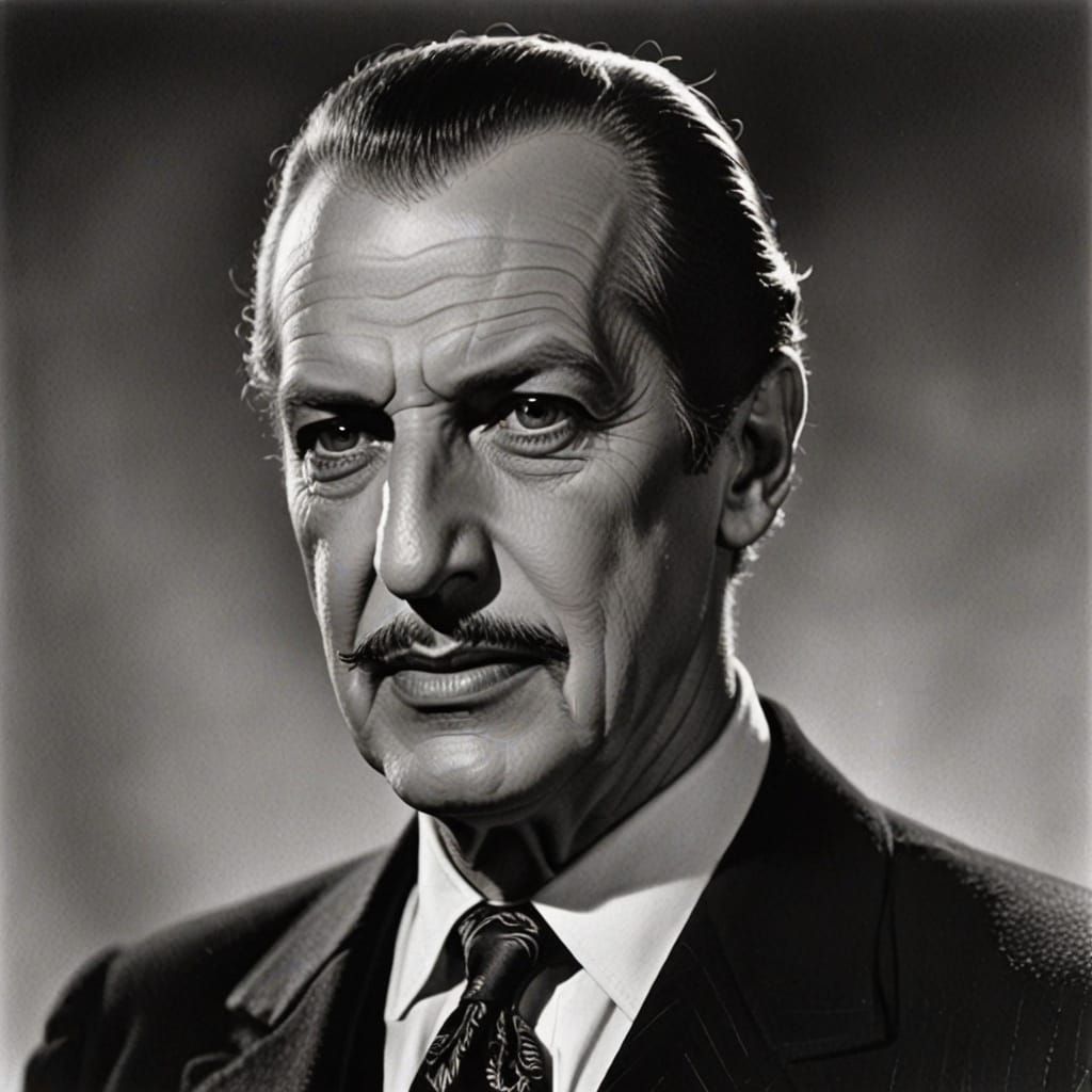 Classic Portrait of Vincent Price