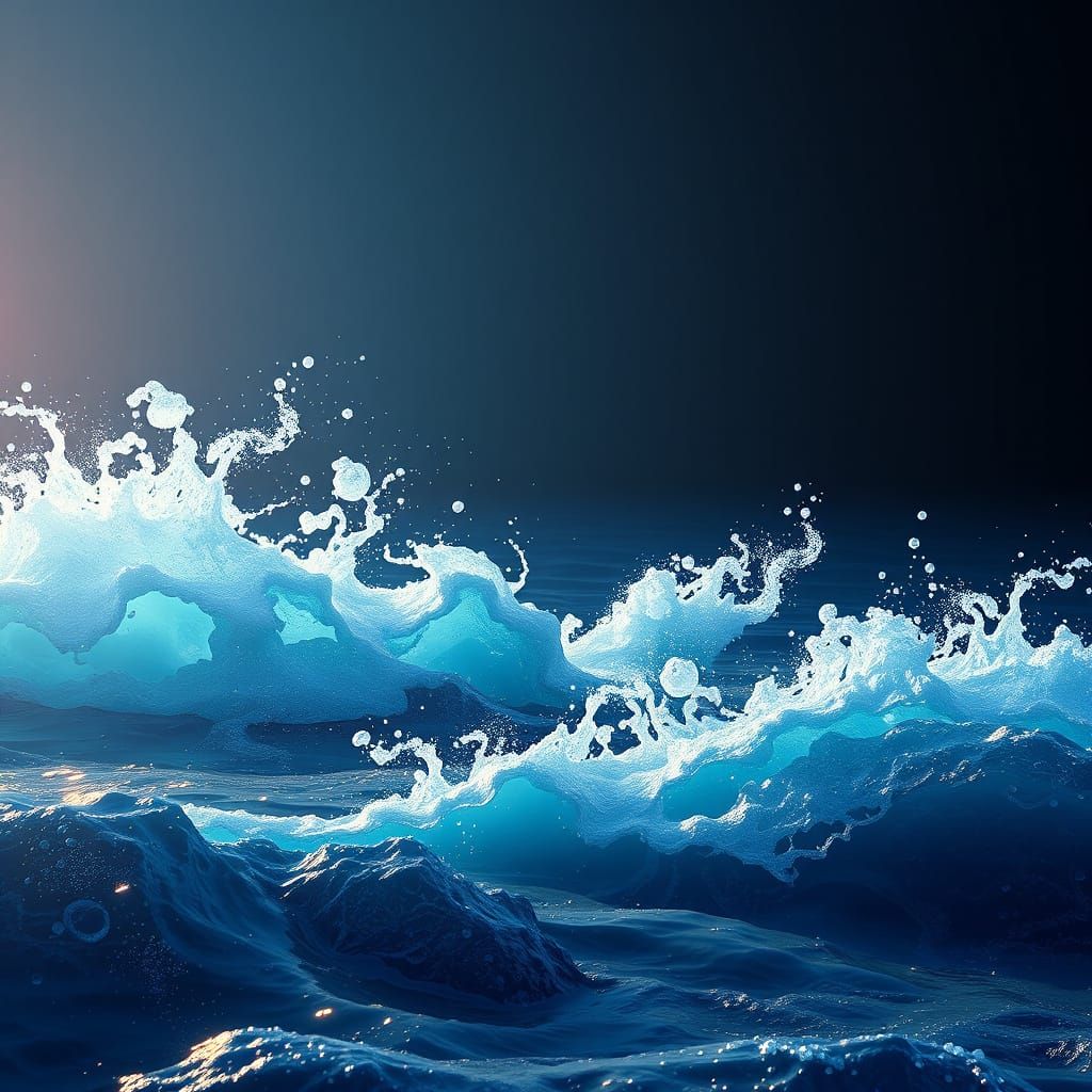 Epic Oceanic Guitar Fantasy Art