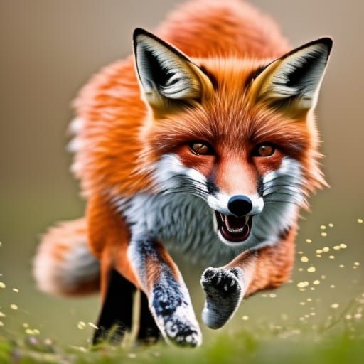 Fox Hunt in England: Hyperrealistic Cinematic Escape