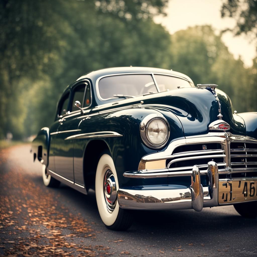 Classic Hudson Hornet in Professional Photo