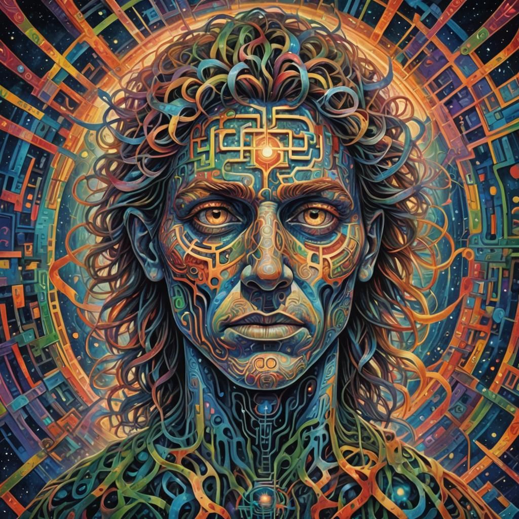 Schizophrenia's Enigmatic Spell: Holographic Cosmic Illustra...