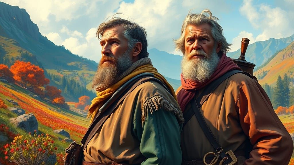 Lewis and Clark Expedition: Hyperrealistic Splash Art