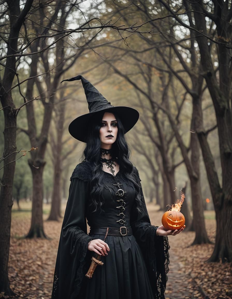 Gothic Witch in Salem: Professional Photography