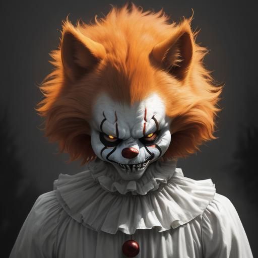 Garfield as Pennywise in Live-Action Cinematic Horror