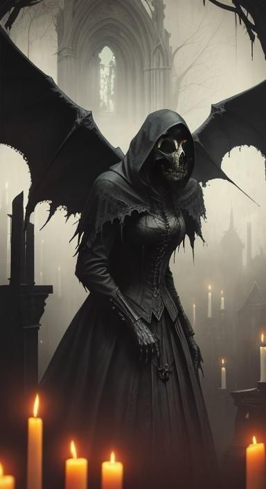 Gothic Horror Masterpiece in Cinematic Film Style