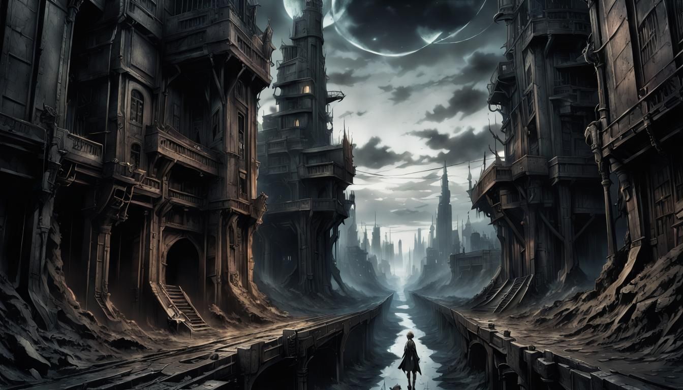 Epic Dark Fantasy Anime Visual