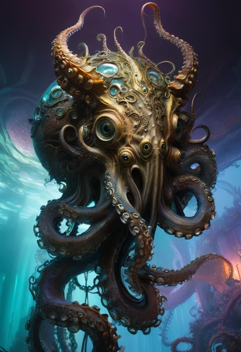 Fantasy octopus