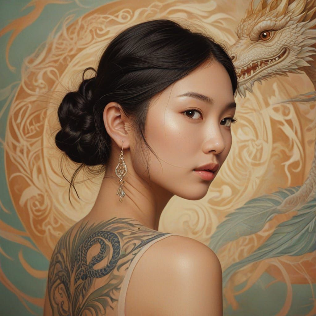 Beautiful asian woman