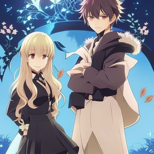 Anime Style Key Visual Character Art