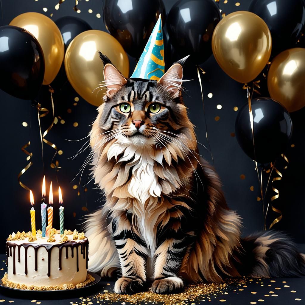 Birthday Cat