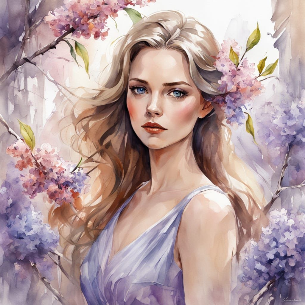 Young Russian Beauty in Pastel Hues