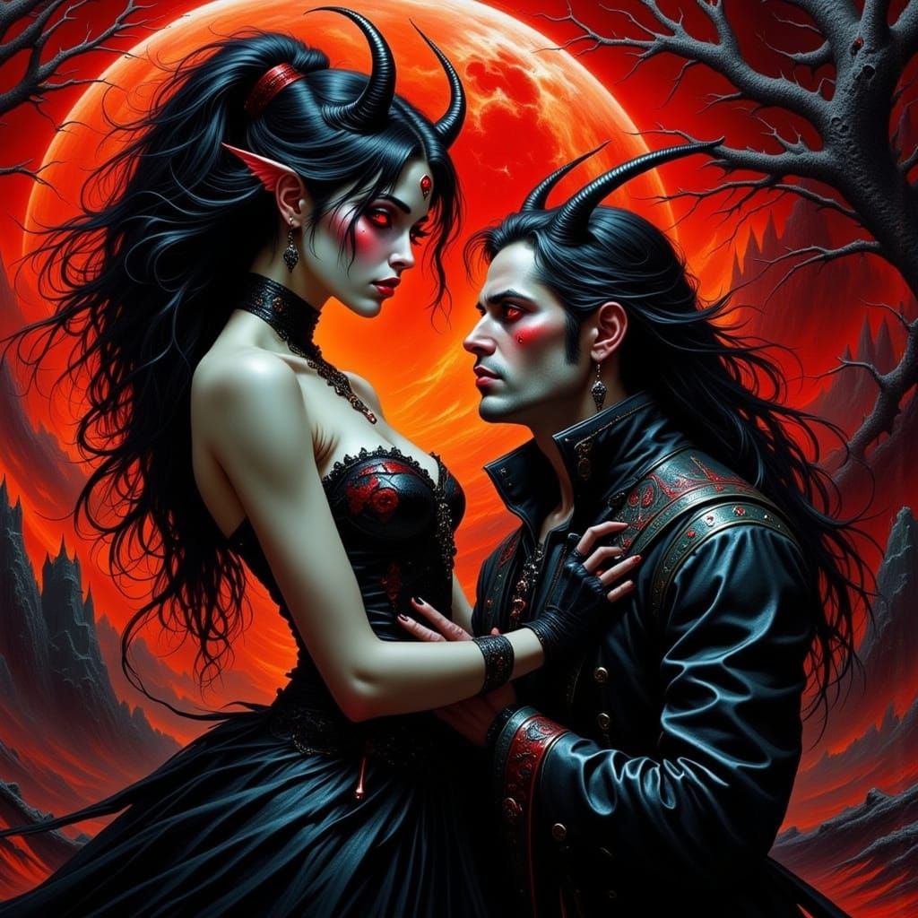 Dark Angel Enchants Mortal in Gothic Romance