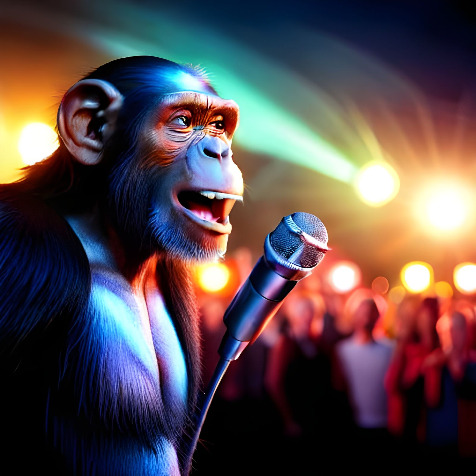 He Has Such A Beautiful Voice  🎤🐵!!!