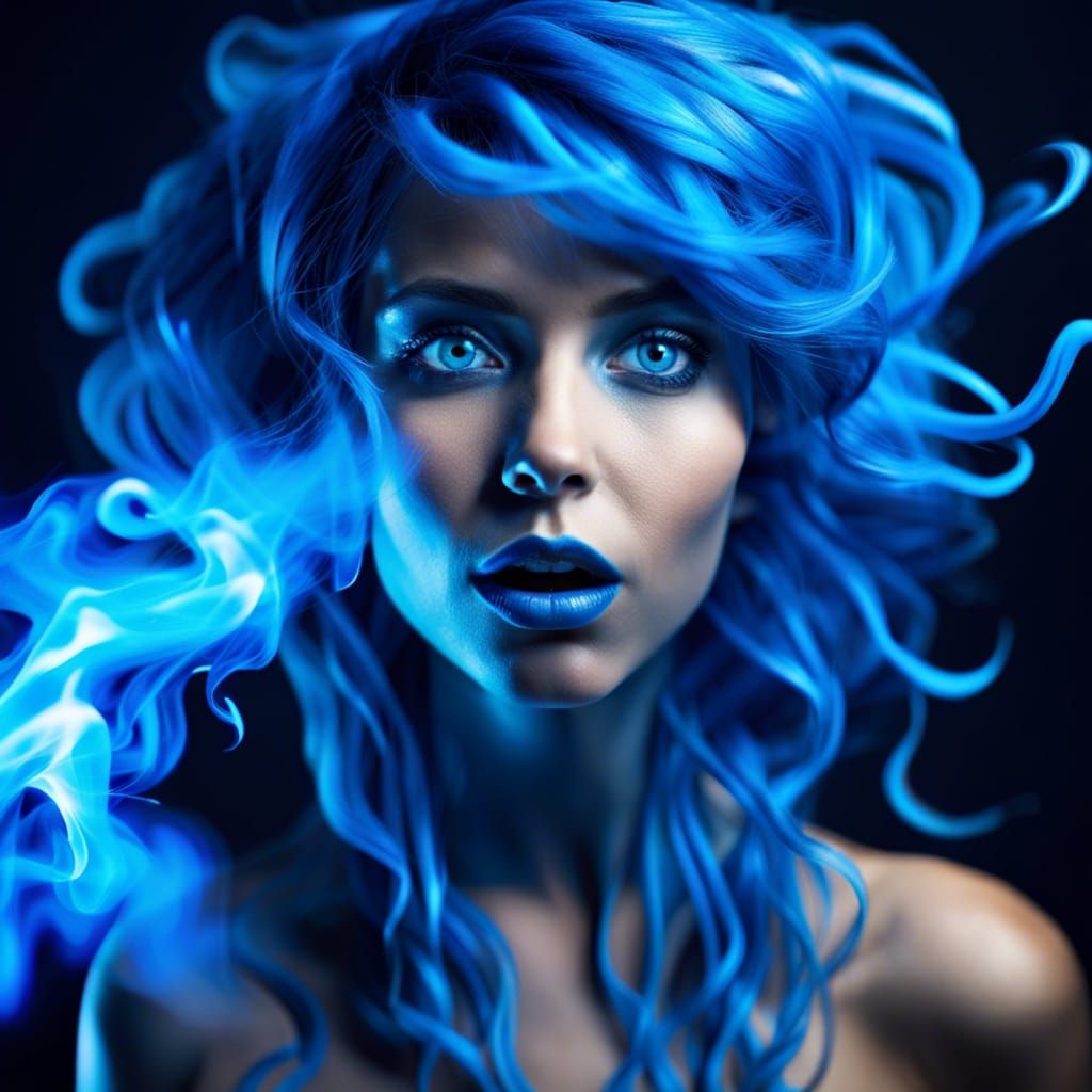 Blue Flames.