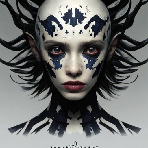 Bold Expressionist Composition with Distorted Forms