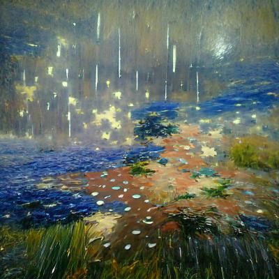 Stars Pouring Down on Earth: A Celestial Cascade