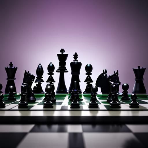 Hyperrealistic Chessboard with People as Game Pieces