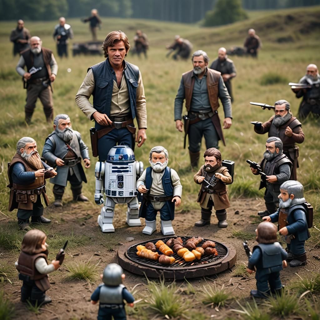 Han Solo's BBQ with Dwarves: Professional Photography