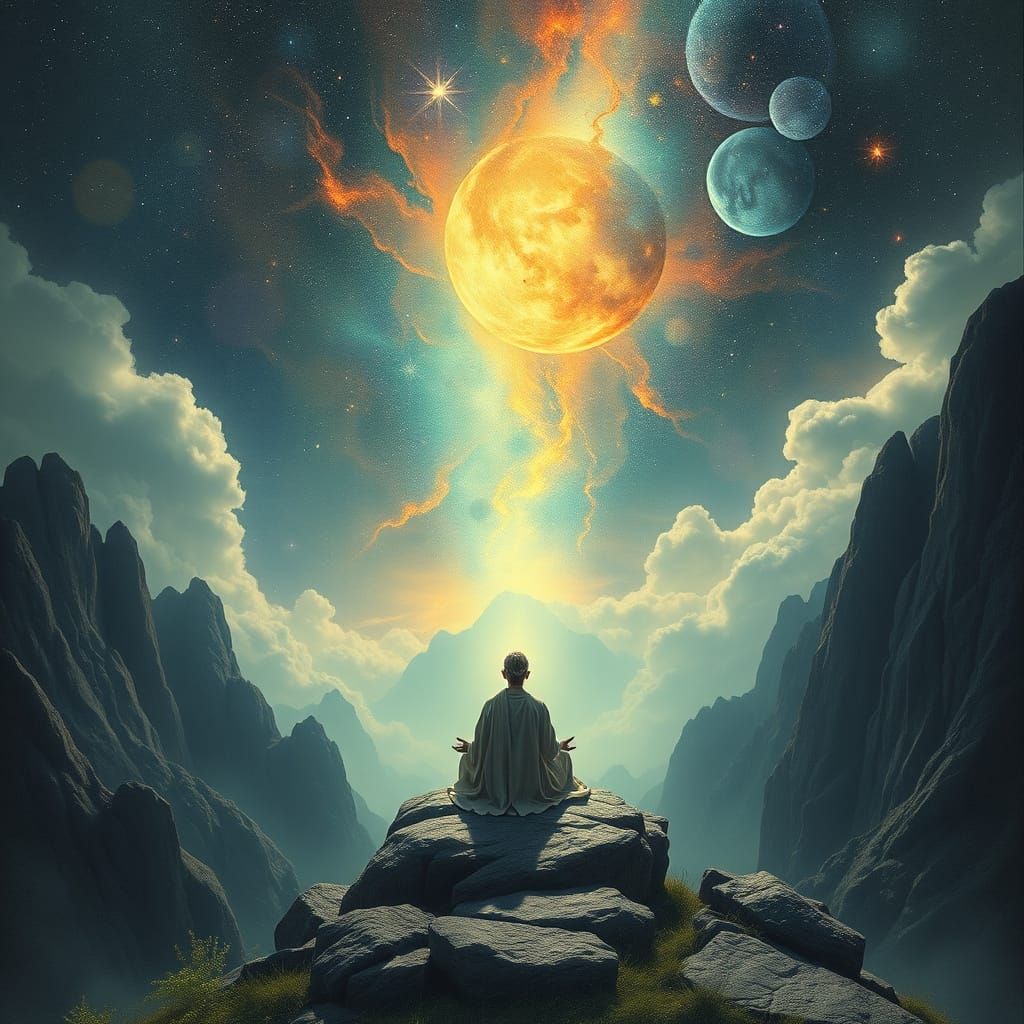 Surreal Cosmic Landscape Reveals Transcendent Freedom