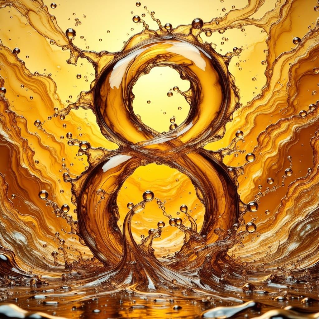 Infinity Golden Wave
