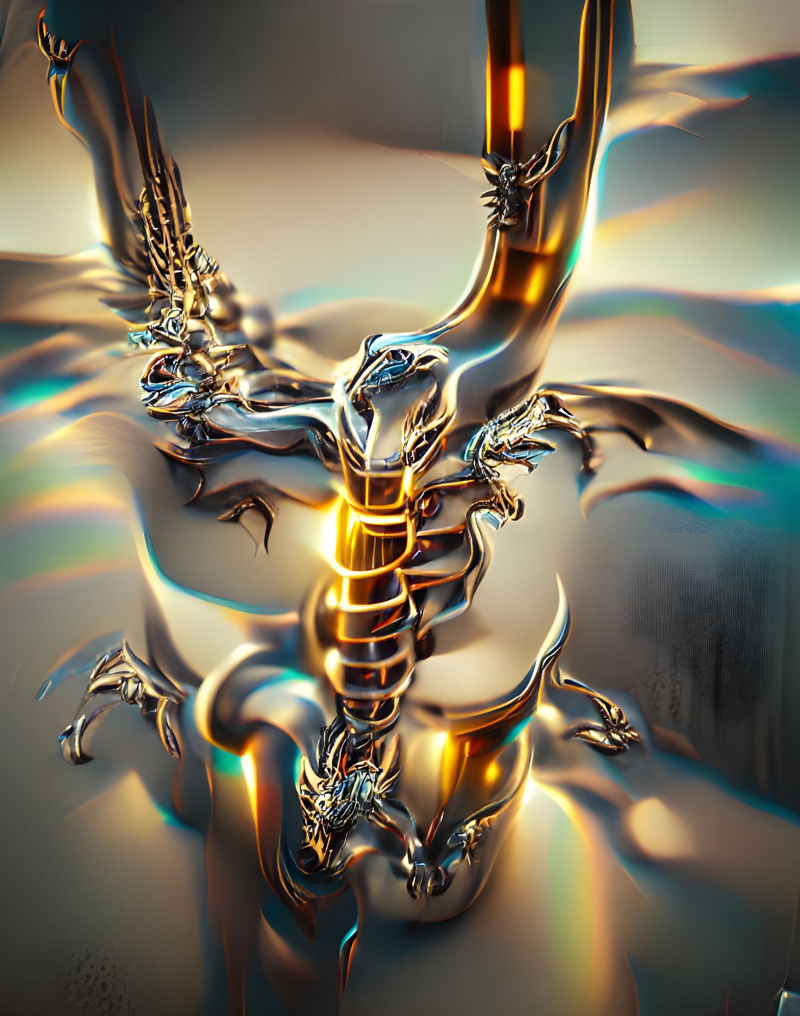Dragon Crucifix