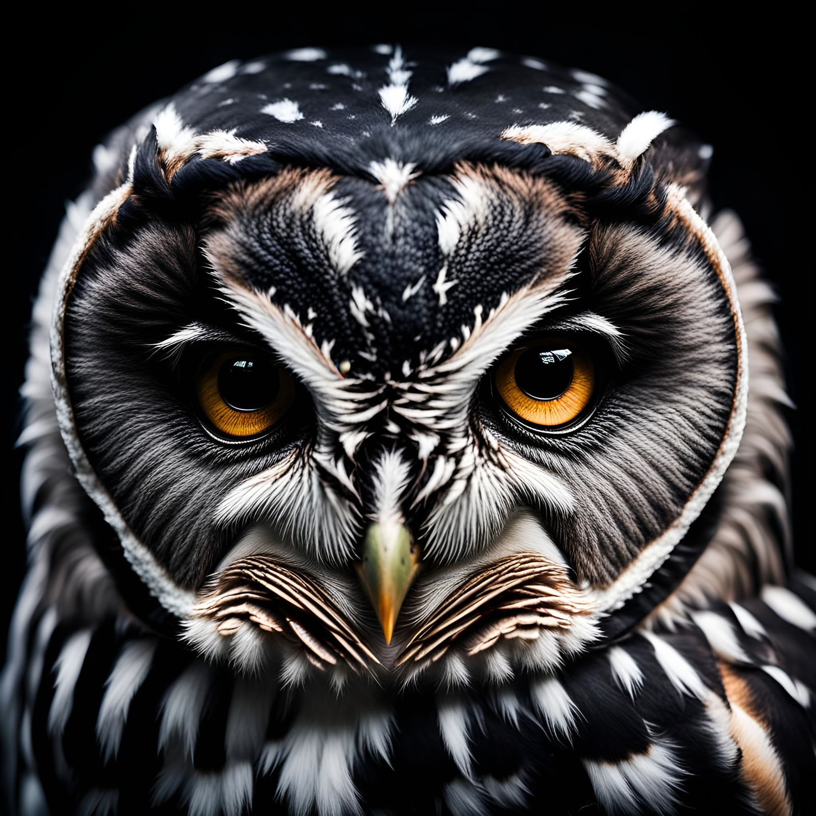 Nocturnal Black-Banded Owl