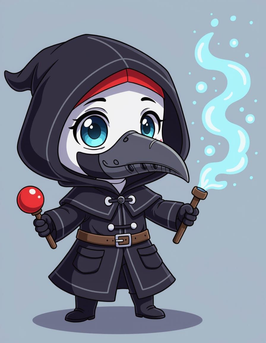 Chibi Plague Doctor: A Cute and Whimsical Take