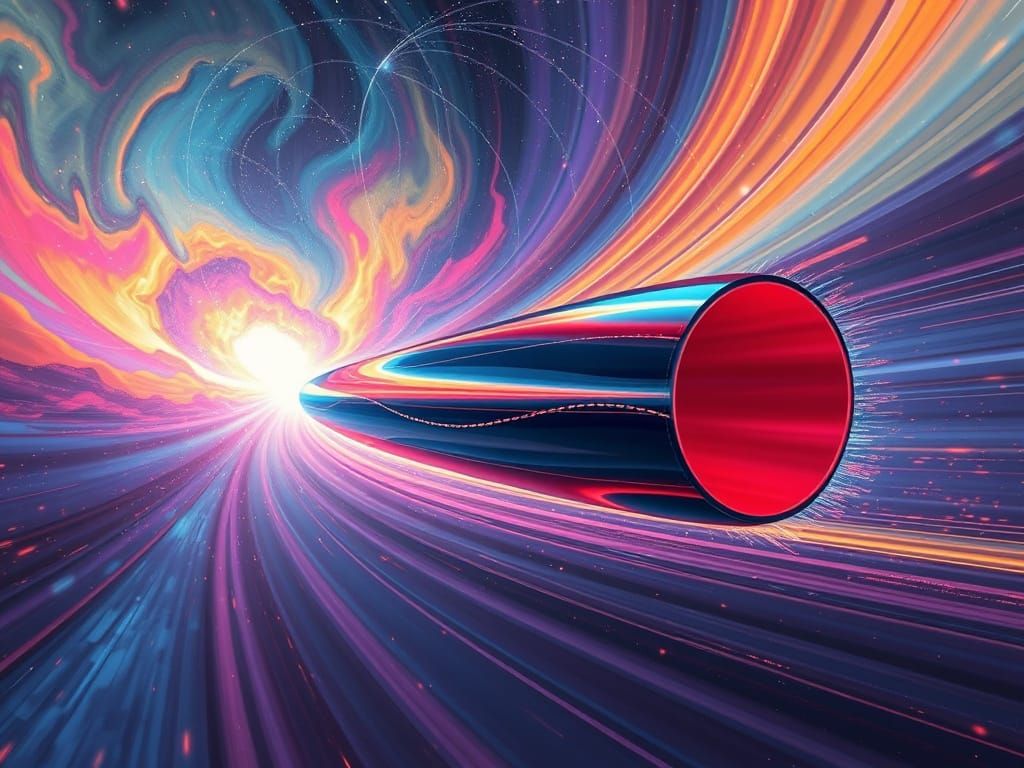 Resplendent Science Fiction Space Odyssey