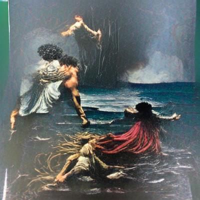 Magical Tempest Conjured by Powerful Sorcerer