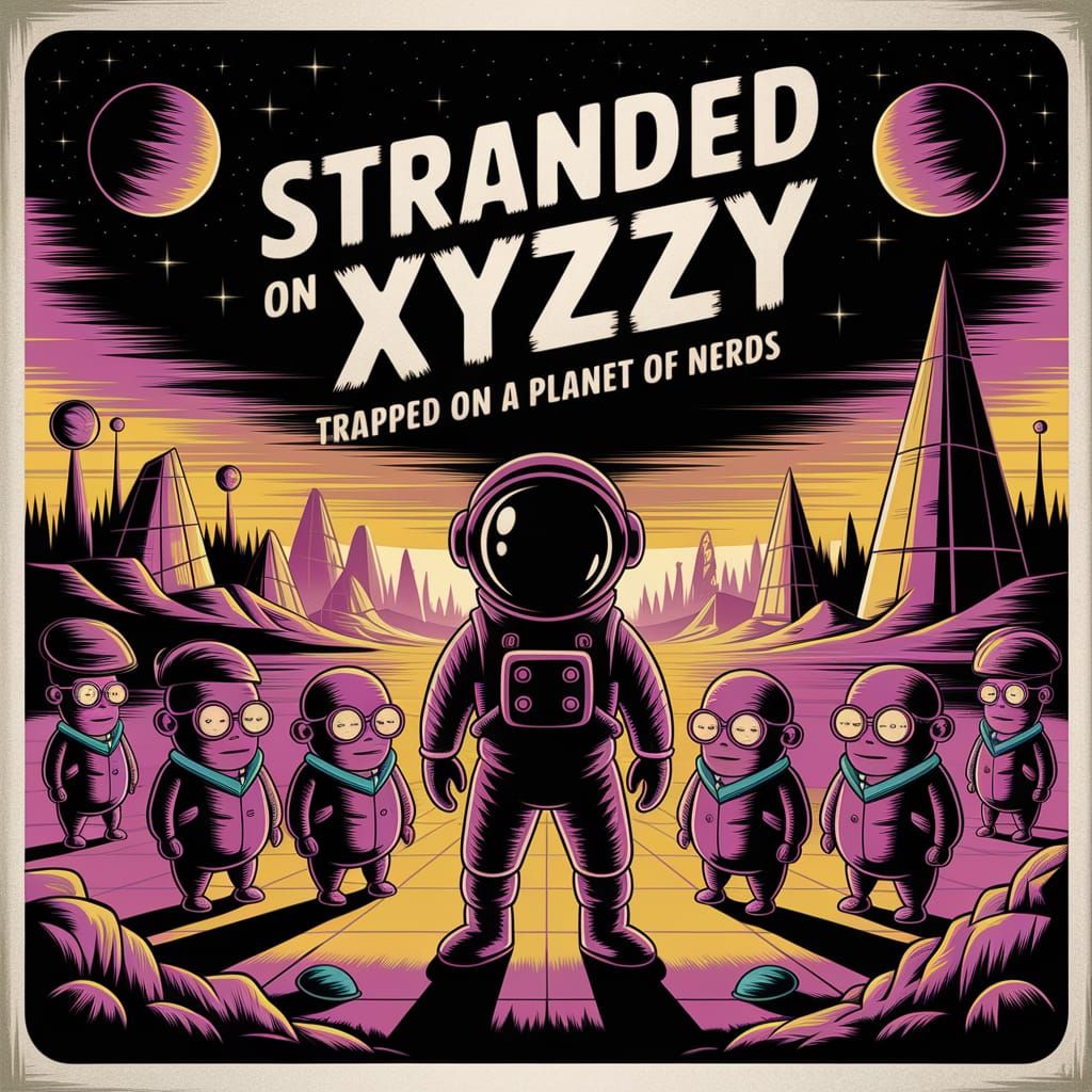 Retro Movie Poster: Stranded on Xyzzy