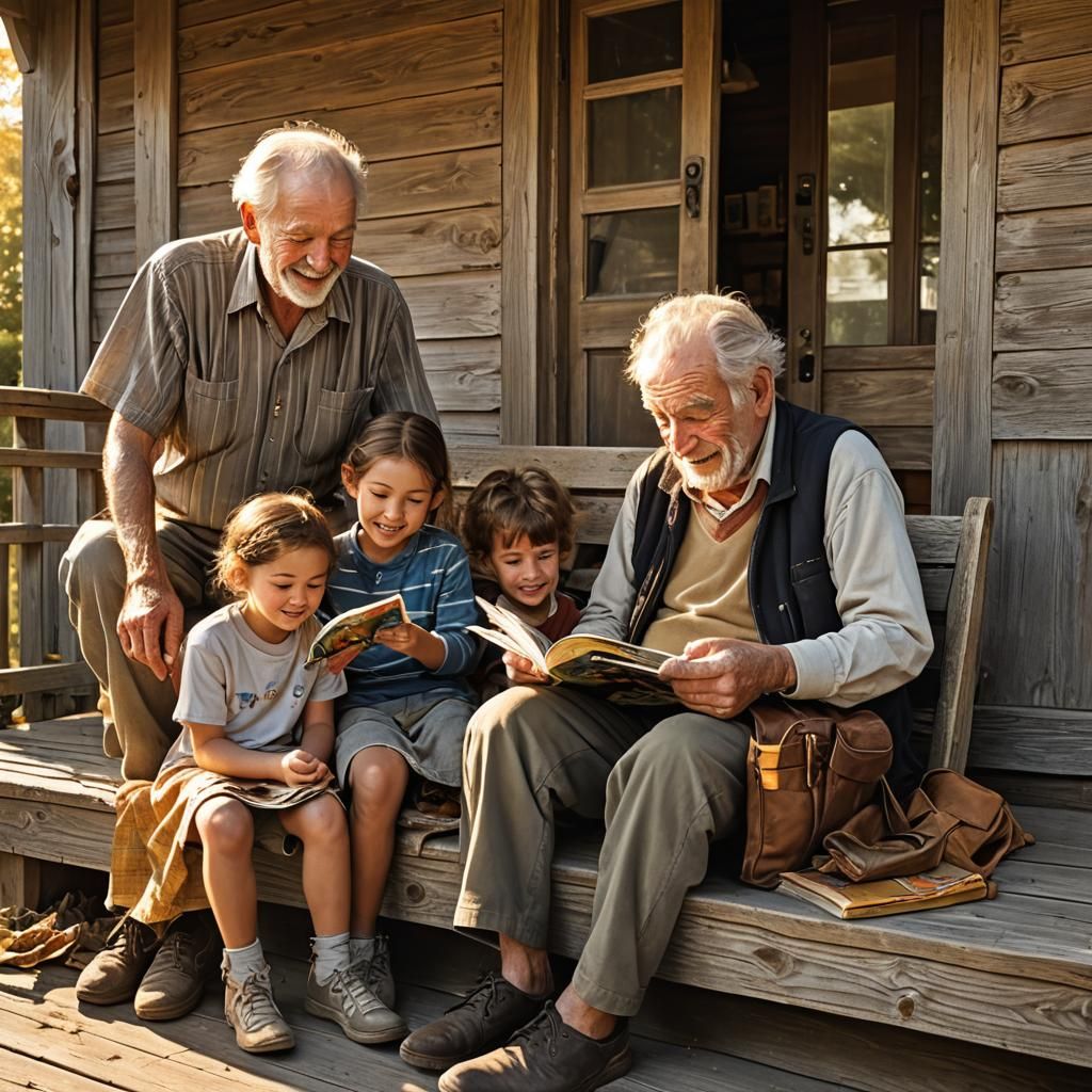 Golden Hour Storytelling: An Art Nouveau Scene