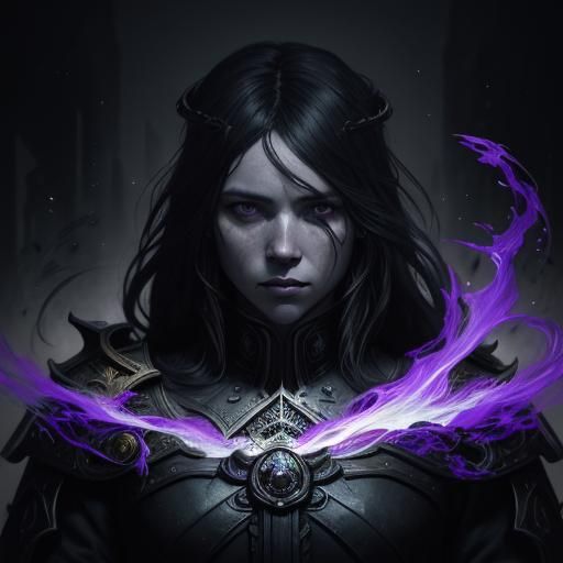 Dramatic Black and White Fantasy Portraits