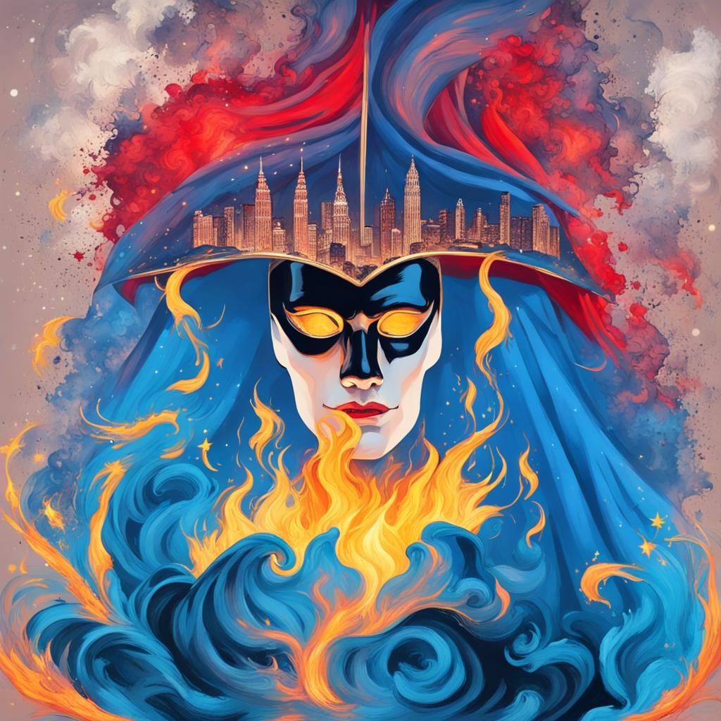 Phantom of the Opera in Burning Baroque Style